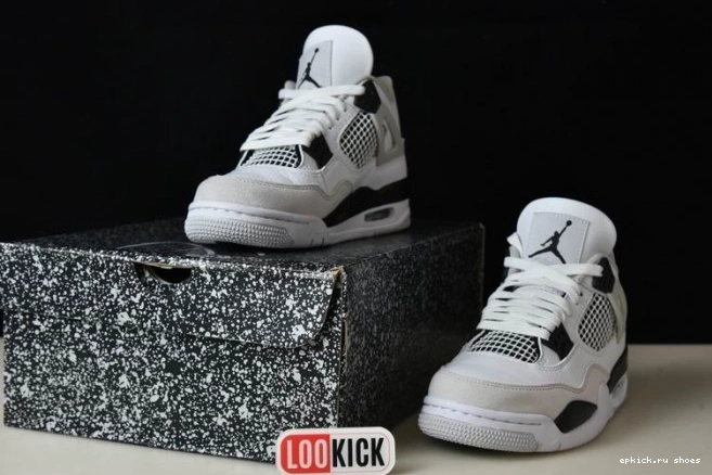 Rep 4 Retro Military DH6927-111 Jordan Black 0818